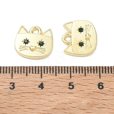 Alloy Rhinestone Pendants FIND-D044-21G-03-1