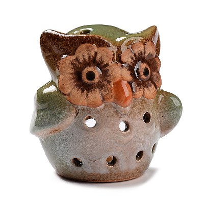 Ceramic Candle Holder Oil Burner ANIM-PW0003-075B-04-1