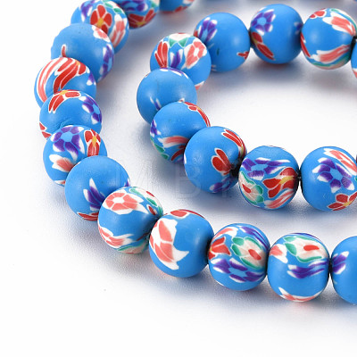 Handmade Polymer Clay Beads Strands CLAY-N008-055-06-1