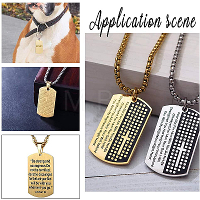 304 Stainless Steel Pendants STAS-UN0013-42RG-1