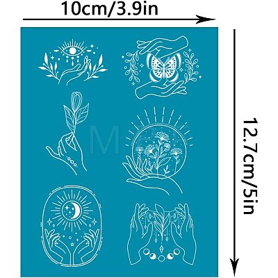 Silk Screen Printing Stencil DIY-WH0341-217-1