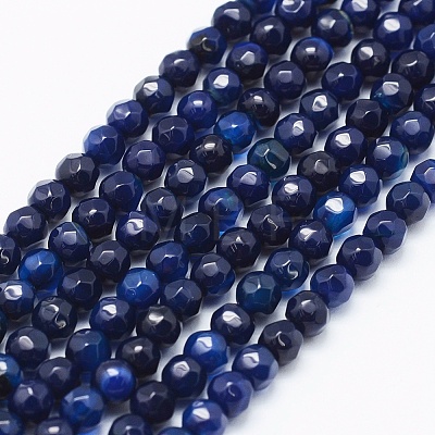 Natural Agate Beads Strands G-E469-12-1