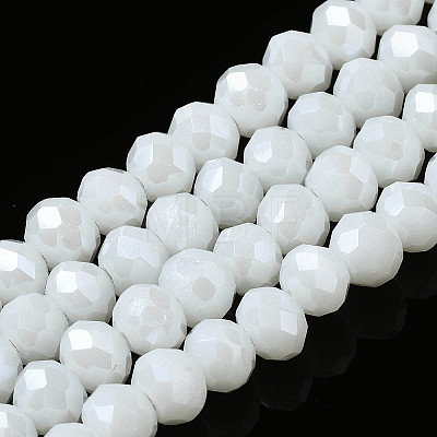 Electroplate Glass Beads Strands EGLA-A034-P3mm-A02-1