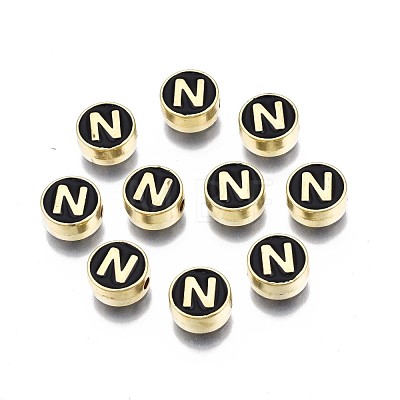 Alloy Enamel Beads ENAM-N052-006-02N-RS-1