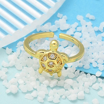 304 Stainless Steel Open Cuff Finger Rings for Women RJEW-B109-07G-01-1