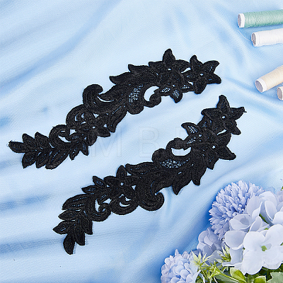 Flower Polyester Computerized Embroidery Sew on Ornament Accessories DIY-WH0308-462A-1