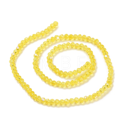 Electroplate Glass Beads Strands EGLA-A034-T2mm-L02-1