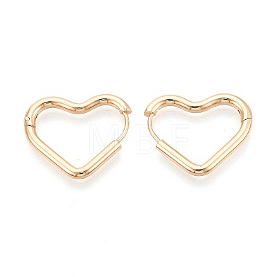 304 Stainless Steel Hoop Earrings STAS-T074-52G-1