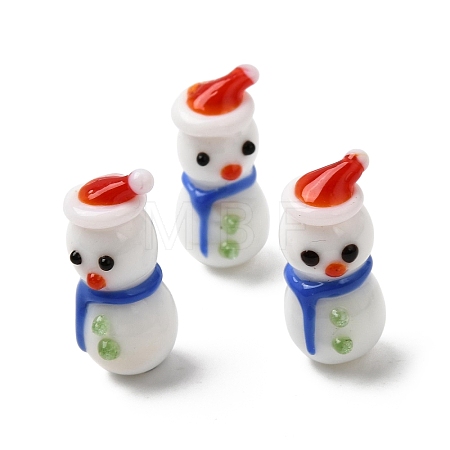 Christmas Handmade Lampwork Beads LA-CBAC6A6-03-1