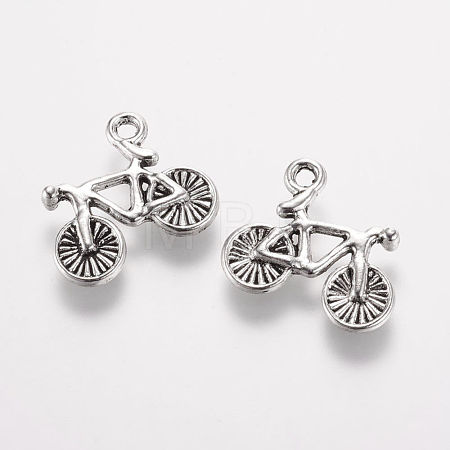 Tibetan Style Alloy Pendants X-PALLOY-F173-07AS-1