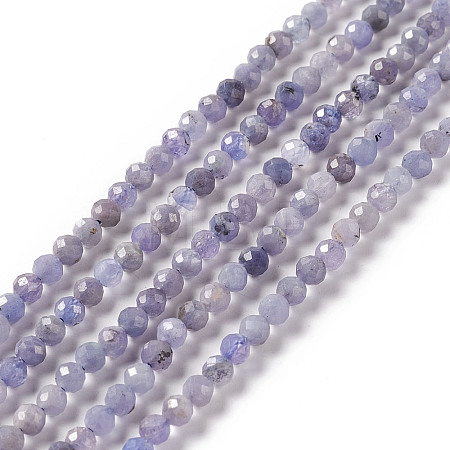 Natural Tanzanite Beads Strands G-F717-17A-1