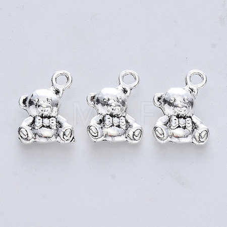 Tibetan Style Alloy Pendants TIBE-R316-046AS-RS-1