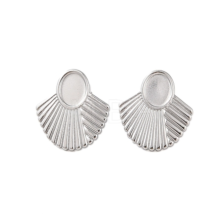 Non-Tarnish 304 Stainless Steel Earrings STAS-S125-08P-1