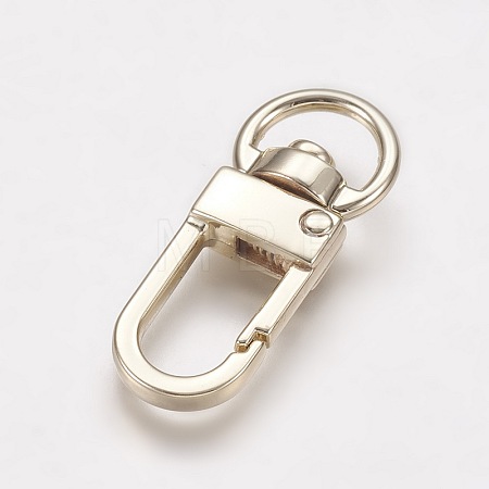 Zinc Alloy Swivel Clasps PALLOY-WH0006-04LG-1