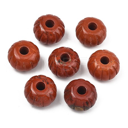 Natural Red Jasper Carved Beads GG-CBA02C4-07E-1