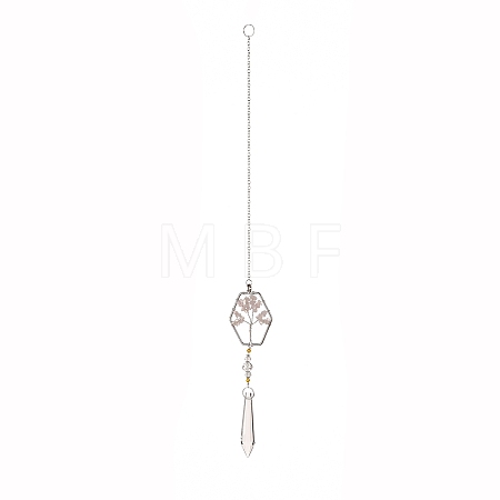 Teardrop Acrylic Beads Big Pendant Decorations HJEW-D029-01P-A-1