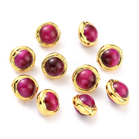 Natural Tiger Eye Beads G-B011-06G-C-1