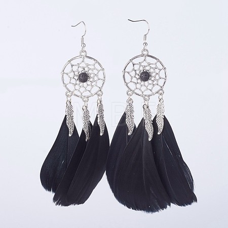 Alloy Dangle Earrings EJEW-JE02710-05-1