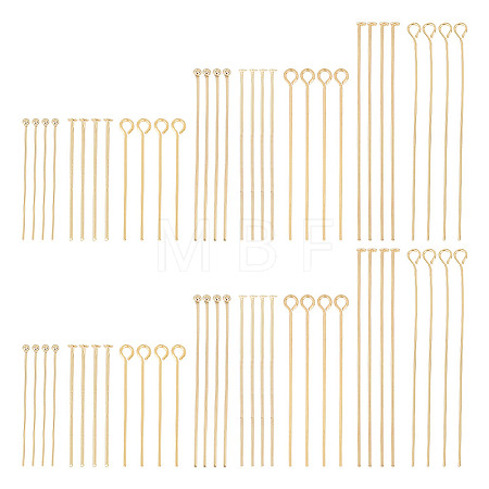 304 Stainless Steel Head Pins & Eye Pins & Ball Head Pins STAS-UN0002-55G-1