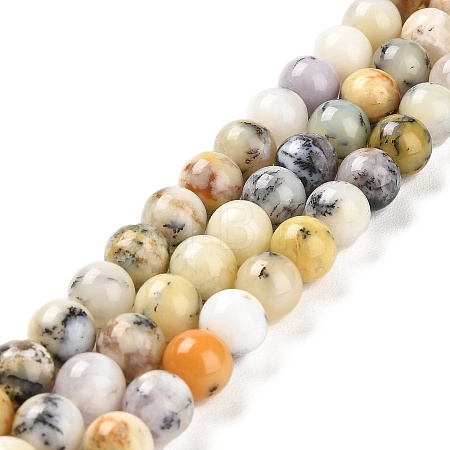 Natural African Opal Beads Strands G-B048-B03-02-1