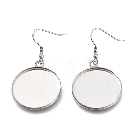 Tarnish Resistant 304 Stainless Steel Earring Hooks STAS-H114-01P-1