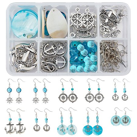 DIY Navigation Themed Earring Making Kits DIY-SC0001-99-1