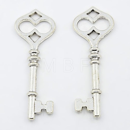 Tibetan Style Alloy Big Pendants TIBEP-14692-AS-FF-1