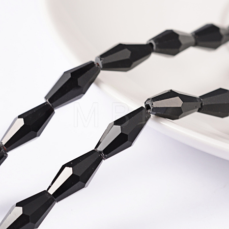 Faceted Glass Beads Strands X-GC647Y-27-1
