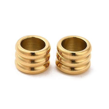 304 Stainless Steel European Beads STAS-H214-04G-1