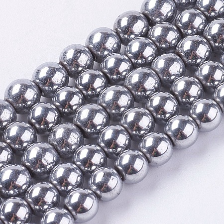 Magnetic Synthetic Hematite Beads Strands X-G-H1097-1-1