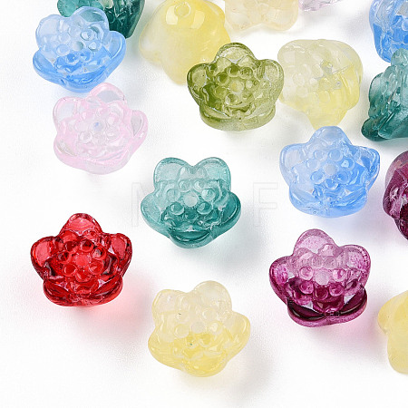 Gradient Handmade Lampwork Beads LAMP-CJC0008-22-1