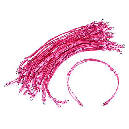 20Pcs Waxed Polyester Cord Bracelet Making AJEW-TAC00091-1