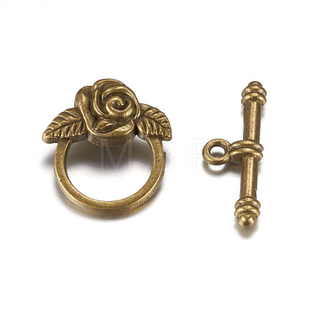Tibetan Style Toggle Clasps MLF0026Y-1