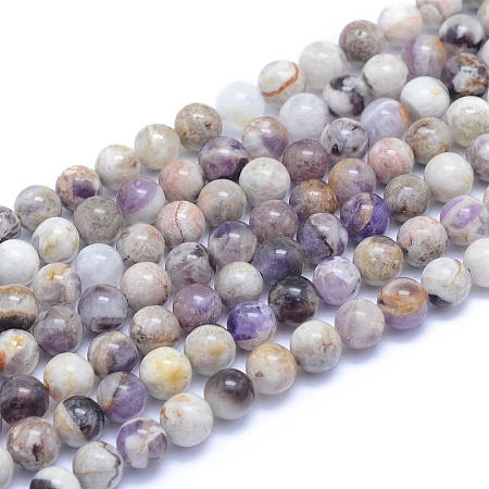 Natural Chevron Amethyst Beads Strands G-L552H-06A-1