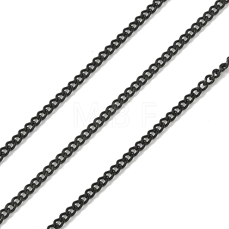 Ion Plating(IP) 304 Stainless Steel Cuban Link Chains CHS-L015-12B-1