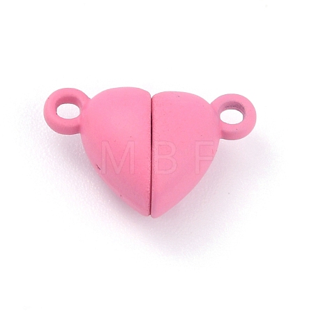 Alloy Magnetic Clasps with Loops PALLOY-P223-B01-02-1
