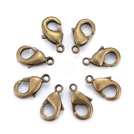 Brass Lobster Claw Clasps X-KK-901-AB-NF-1