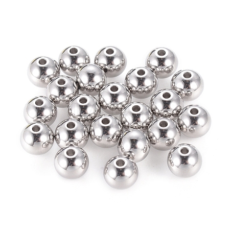 Non-Tarnish Stainless Steel Beads X-STAS-R033-8mm-1