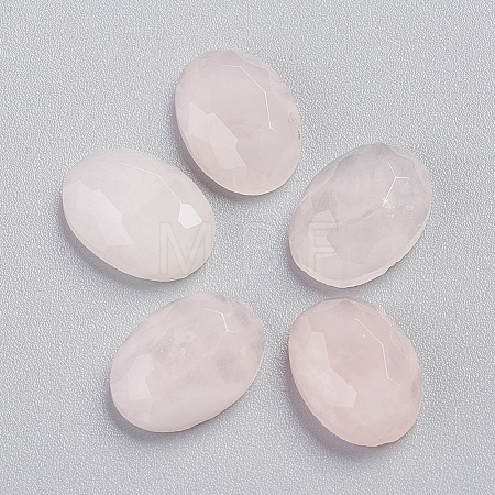 Natural Rose Quartz Cabochons G-L514-029E-1