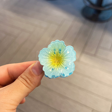 Flower Plastic Claw Hair Clips PW-WG3FA62-35-1