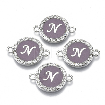 Alloy Enamel Links Connectors ENAM-TAC0003-01S-01N-1