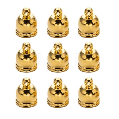 Brass Cord Ends KK-D217-10x8-G-1