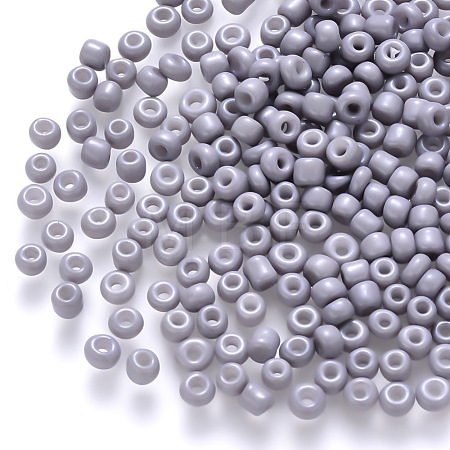 12/0 Baking Paint Glass Round Seed Beads SEED-S036-01A-09-1
