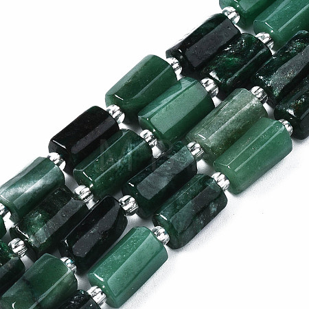 Natural Fuchsite Beads Strands G-S376-011-1-1