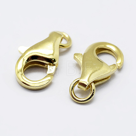 925 Sterling Silver Lobster Claw Clasps STER-K167-074B-G-1