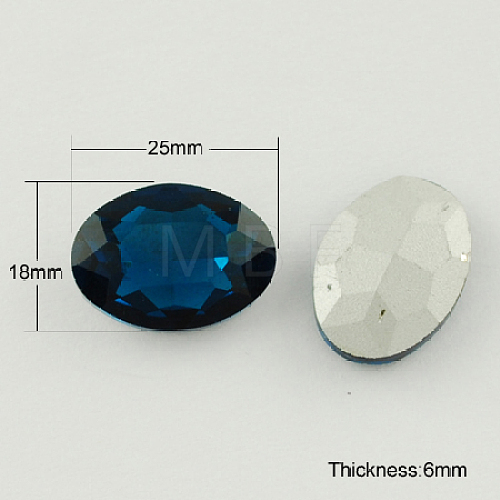 Glass Pointed Back Rhinestone RGLA-Q011-18x25mm-16-1