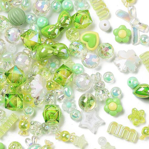 Acrylic Beads MACR-M040-01E-1