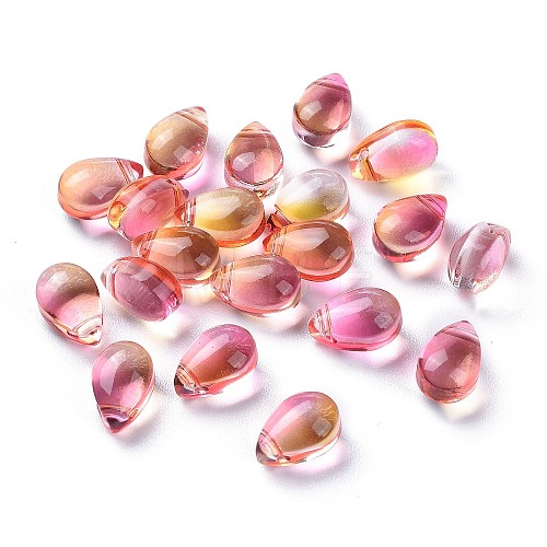 Transparent Glass Beads X-GGLA-M004-05A-10-1