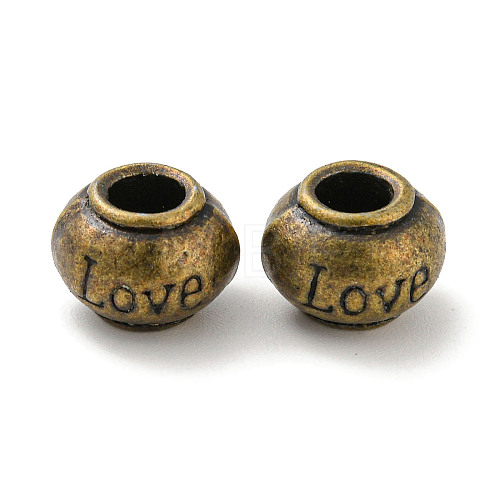 Alloy European Beads FIND-G064-29AB-1