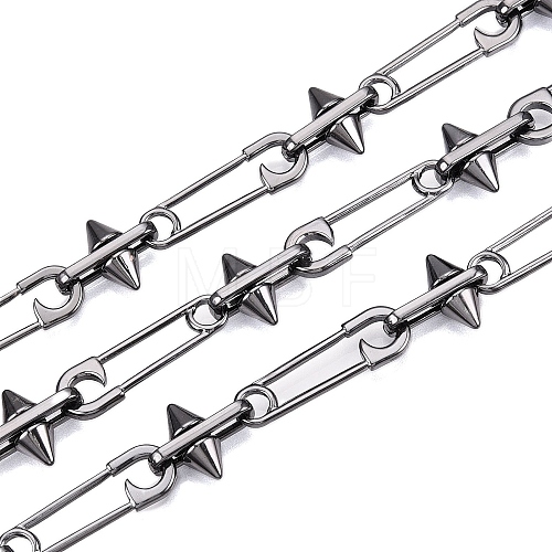 Alloy Paperclip Chains with Rivet LCHA-T001-17B-1